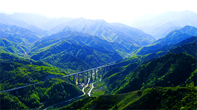 【“飛閱”中國(guó)】鳥瞰美域藍(lán)田 賞秀美清峪風(fēng)光